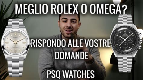 meglio omega o rolex